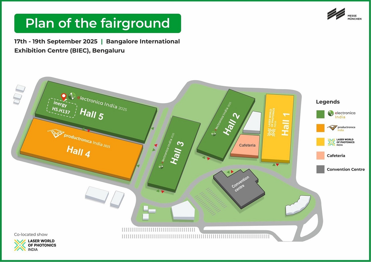 Electronica India 2025 Map